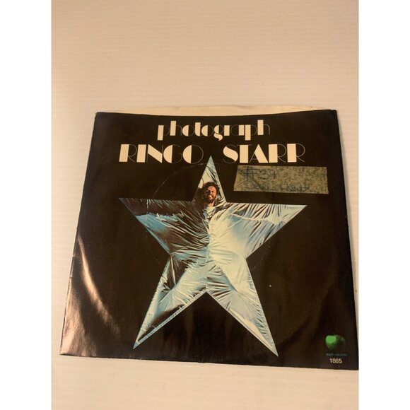 Vintage 1973 Ringo Starr "Photograph" 7" Vinyl Single With Sleeve - Picture 6 of 6